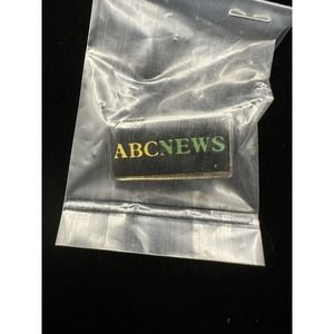 Vintage 1960s ABC News Television Newspaper Lapel Pin Pinback